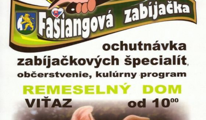 1. fotografia fotogalérie Fašiangová zabíjačka v obci Víťaz - foto