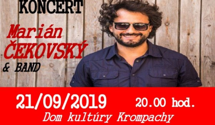 1. fotografia fotogalérie Koncert Mariána Čekovského a jeho skupiny - foto
