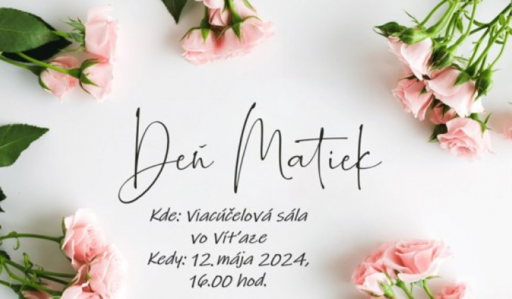 1. fotografia fotogalérie Deň matiek 2024 - foto