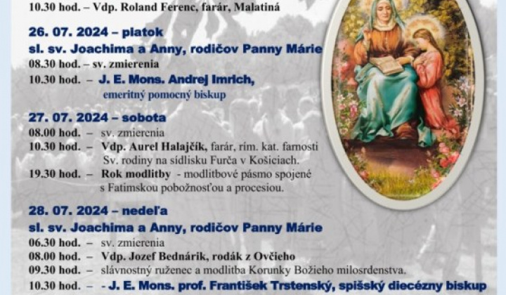 1. fotografia fotogalérie Púť k sv. Anne 2024 v Kluknave - foto