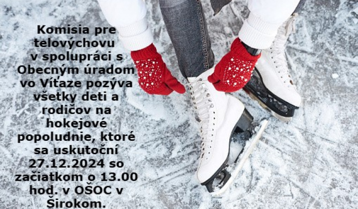 1. fotografia fotogalérie Pozvánka – Hokejové popoludnie - foto