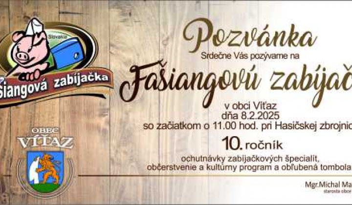1. fotografia fotogalérie Pozvánka – Fašiangová zabíjačka - foto