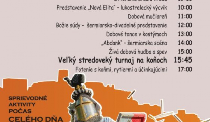 1. fotografia fotogalérie Rytiersky turnaj na Spišskom hrade – 09.-10.08.2025 - foto