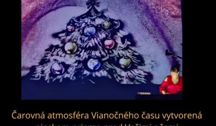 1. fotografia fotogalérie Pozvánka-VIANOCE PIESKOM MAĽOVANÉ - foto