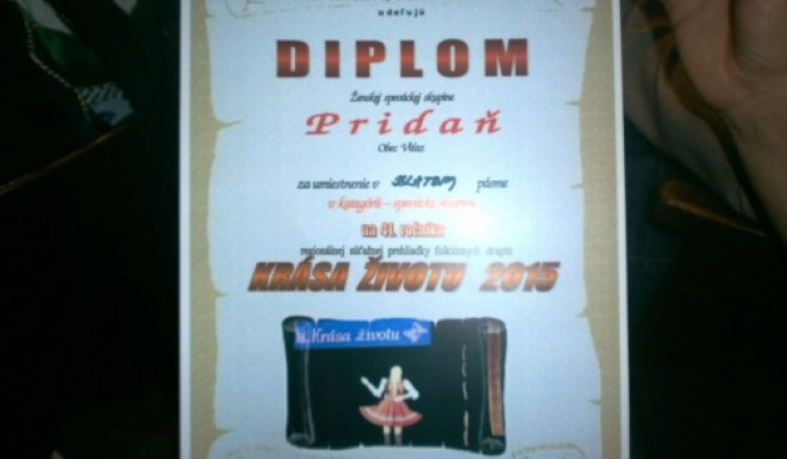 8. fotografia fotogalérie PRIDAŇ –  SKVELÝ NÁVRAT OPÄŤ NA SCÉNU PO 23 ROKOCH, KRÁSA ŽIVOTU 2015 - foto