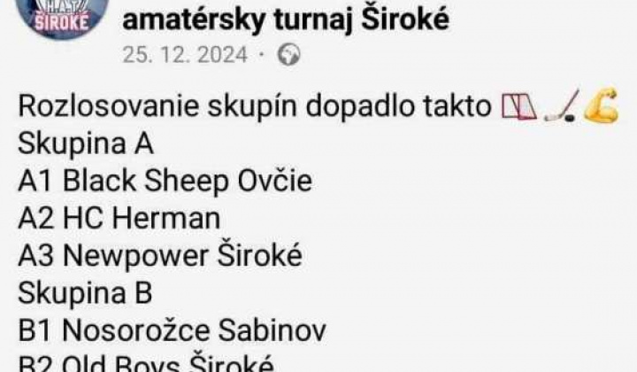8. fotografia fotogalérie Hokejový amatérsky turnaj - foto