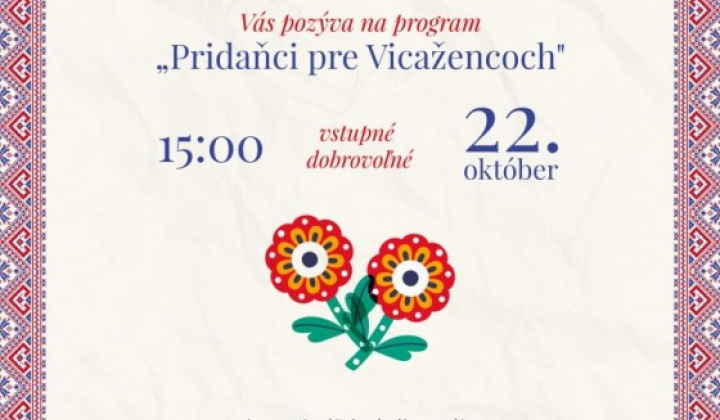 1. fotografia fotogalérie Pozvánka – Pridaň – Pridaňčatá - foto