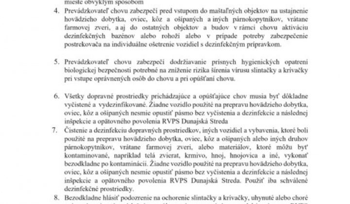3. fotografia fotogalérie Základné informácie o chorobe SLAK, aktuality a opatrenia - foto