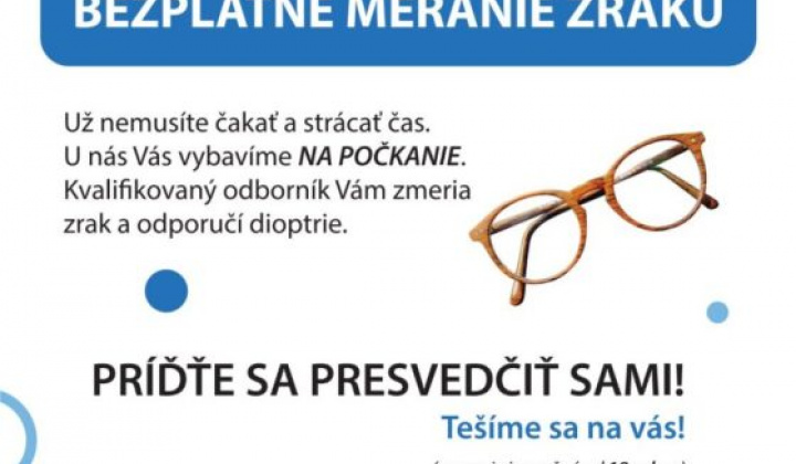 1. fotografia fotogalérie OZ SuperOčko-Bezplatné meranie zraku - foto
