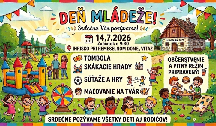 1. fotografia fotogalérie Aktuality / Pozvánka-Deň mládeže-01.07.2026 - foto