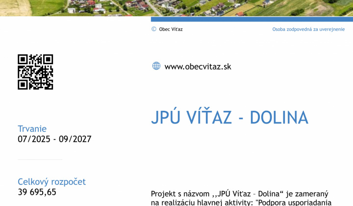 Fotka - Publicita - JPÚ Víťaz - Dolina