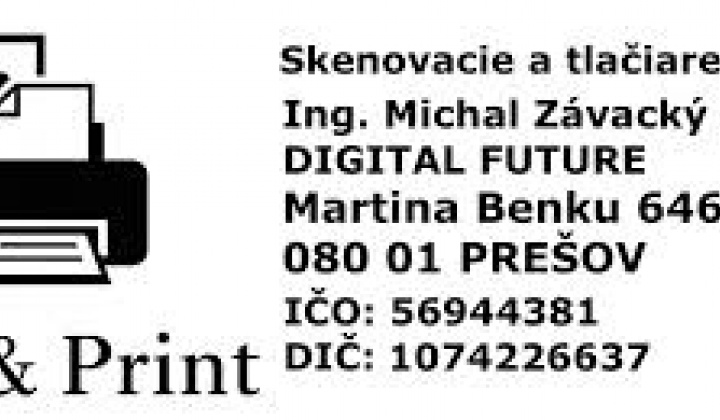 Fotka - DIGITAL FUTURE - Skenovacie a tlačiarenské práce