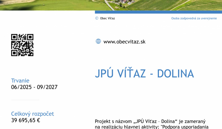 Fotka - JPÚ Víťaz - Dolina -publicita- aktualizácia